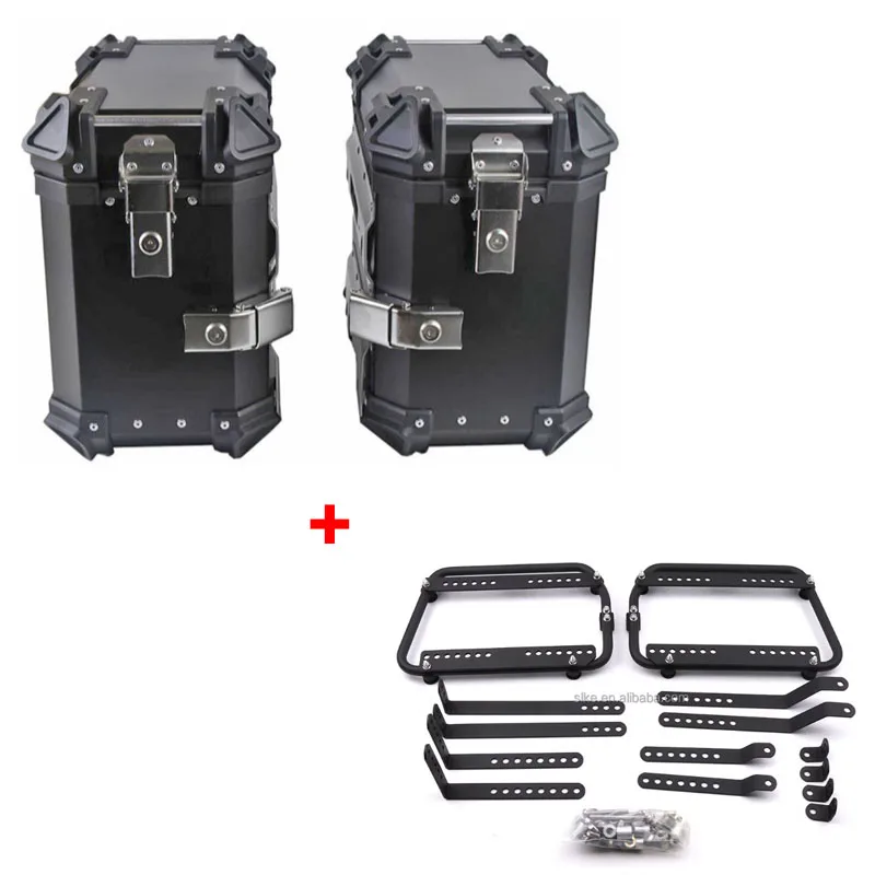 [ALI-1601208141579] SLKE 38L Aluminium Side Boxes with Mount Bracket