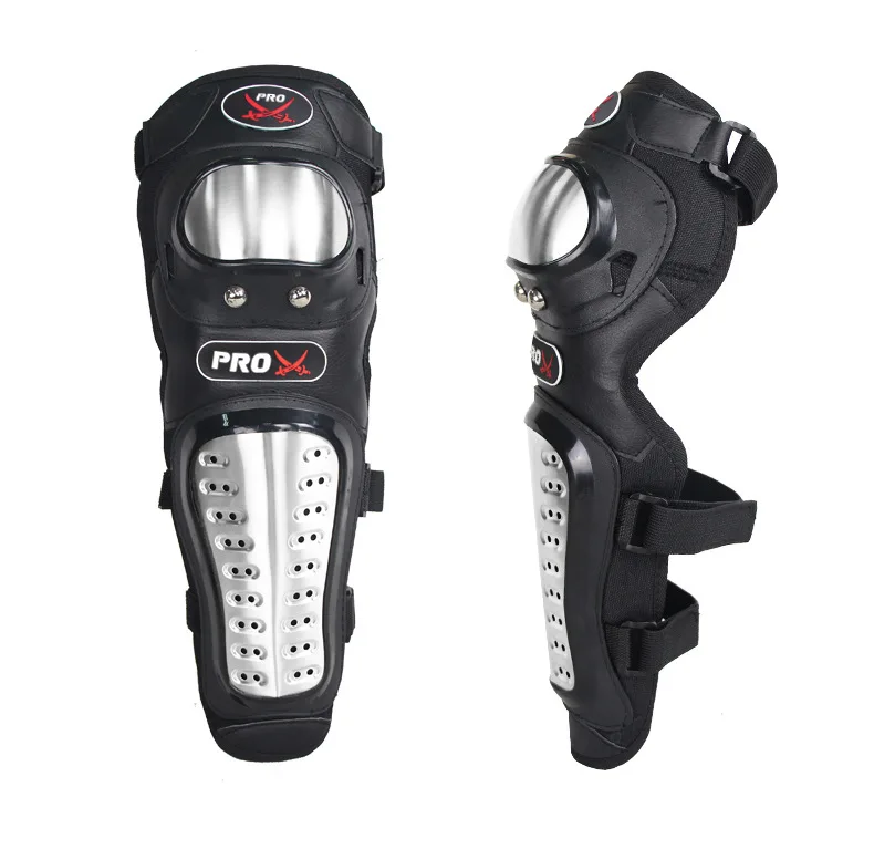 [ALI-1600600955015] Metal-Cap Knee & Elbow Guard Set