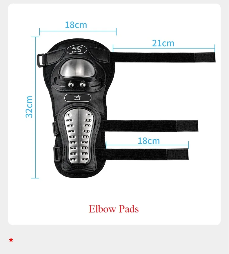Long Motorcycle Knee Pads