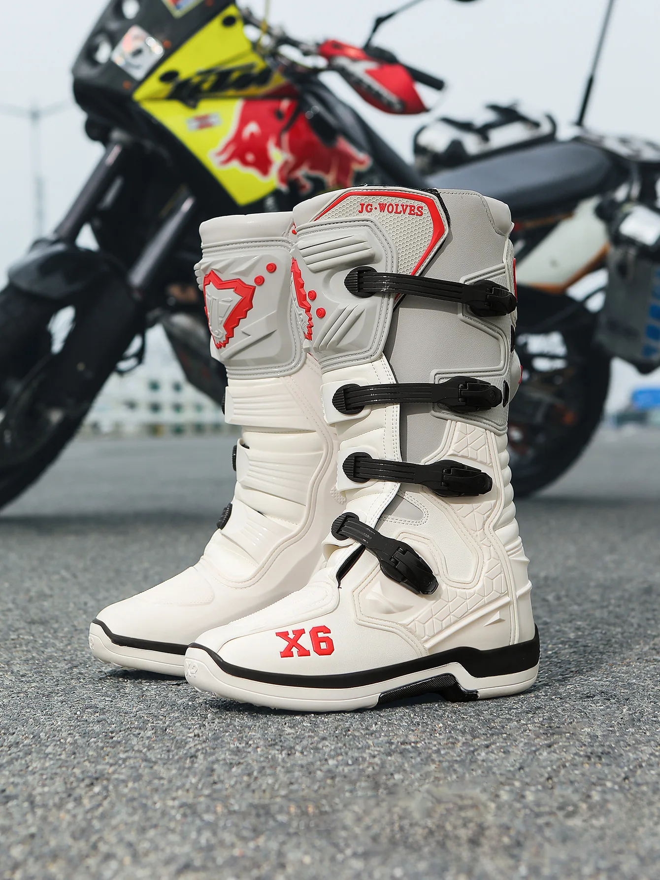 JGWOLVES Off-Road Motorcycle Riding Boots