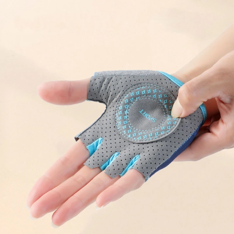 Kids' Half-Finger Cycling Gloves