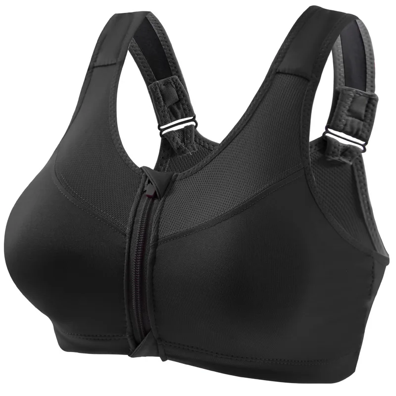 Women's Front-Zip Sports Bra