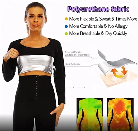 Women's Sauna Sweat Top