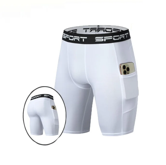 Men's Compression Shorts with Pockets