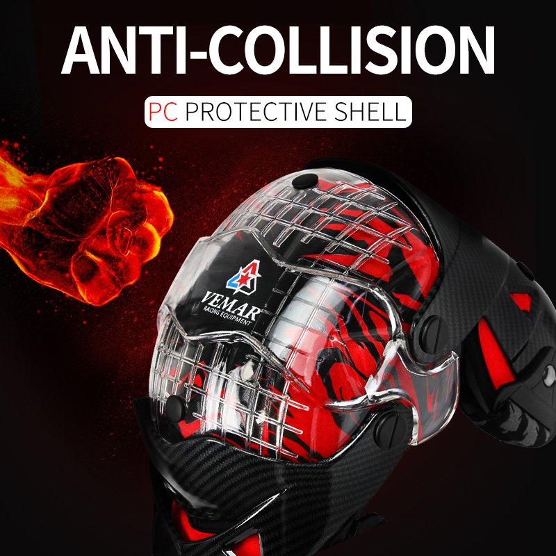 Hard-Shell Motocross Knee & Elbow Pads 3