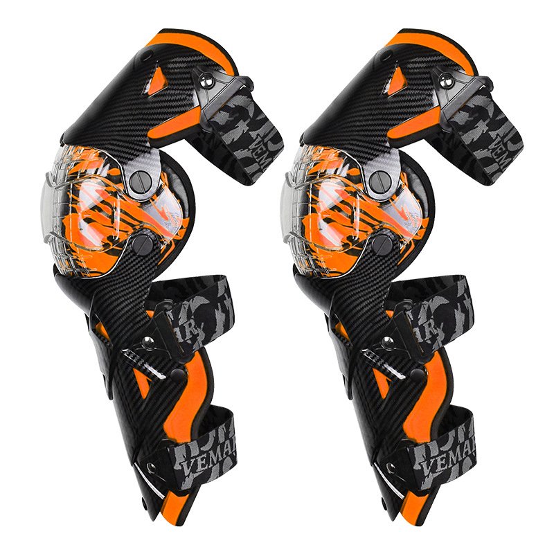 Hard-Shell Motocross Knee & Elbow Pads 7
