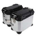 SLKE 38L Aluminium Side Boxes with Mount Bracket 1