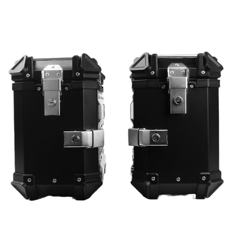 SLKE 38L Aluminium Side Boxes with Mount Bracket 3