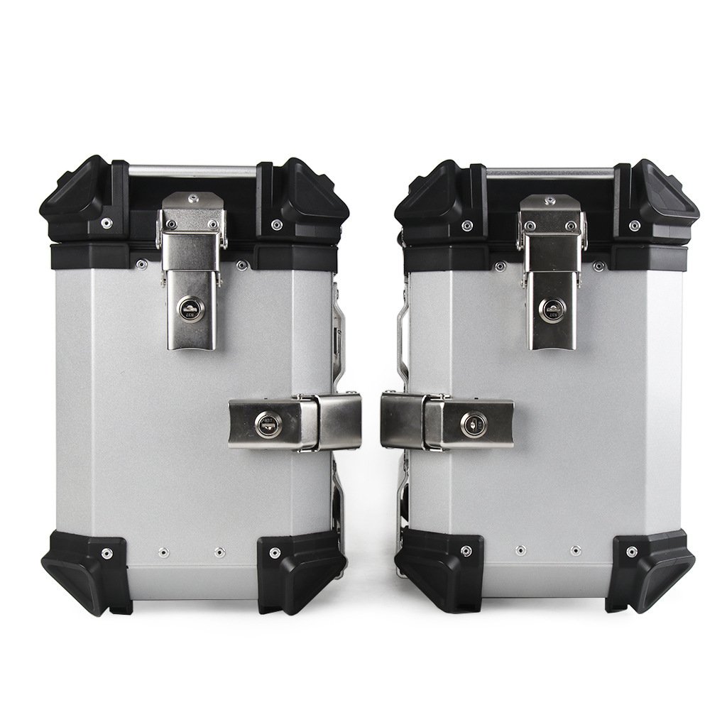 SLKE 38L Aluminium Side Boxes with Mount Bracket 4