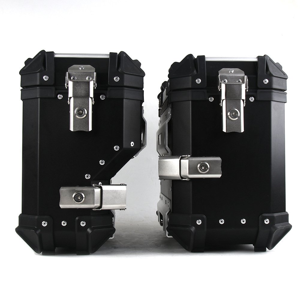 SLKE 38L Aluminium Side Boxes with Mount Bracket 6
