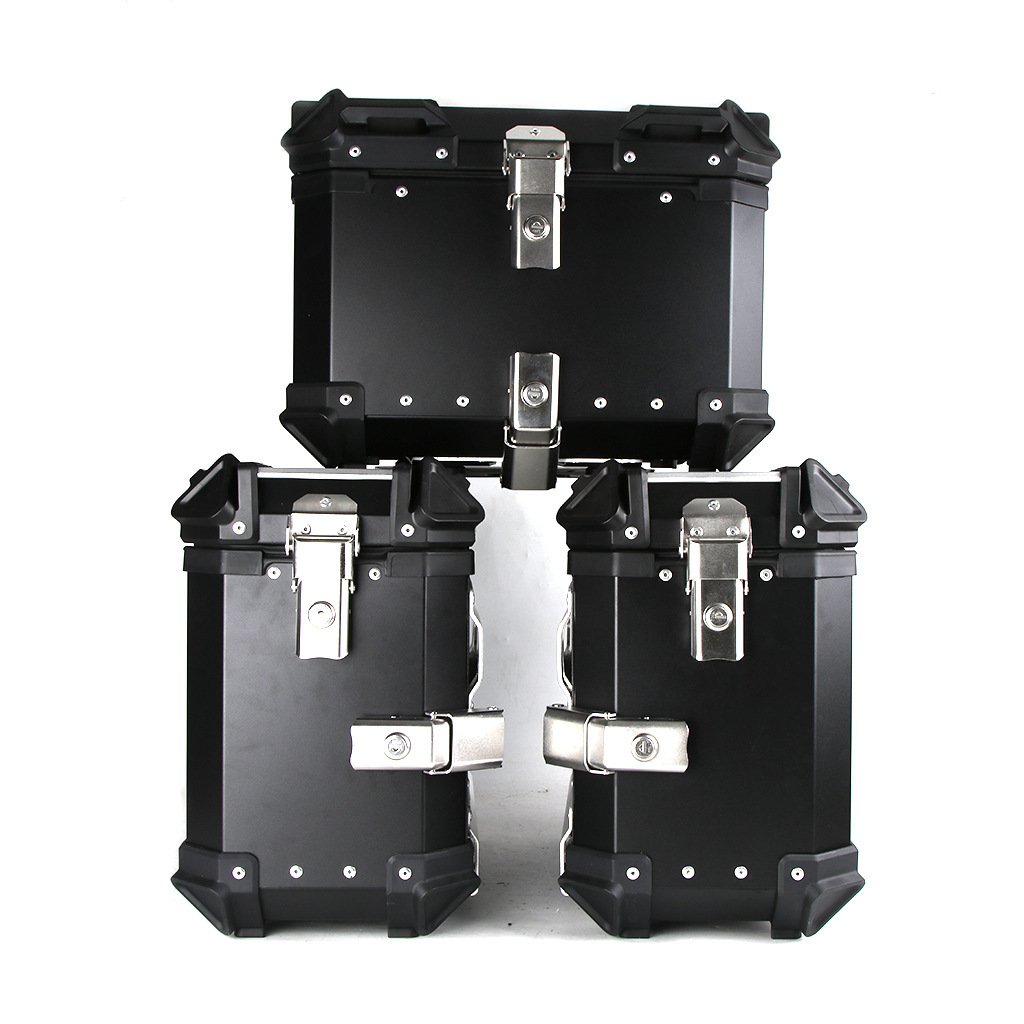 SLKE 38L Aluminium Side Boxes with Mount Bracket 7