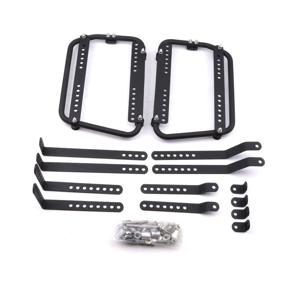SLKE 38L Aluminium Side Boxes with Mount Bracket 9