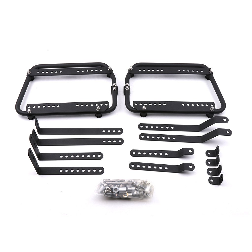 SLKE 38L Aluminium Side Boxes with Mount Bracket 10