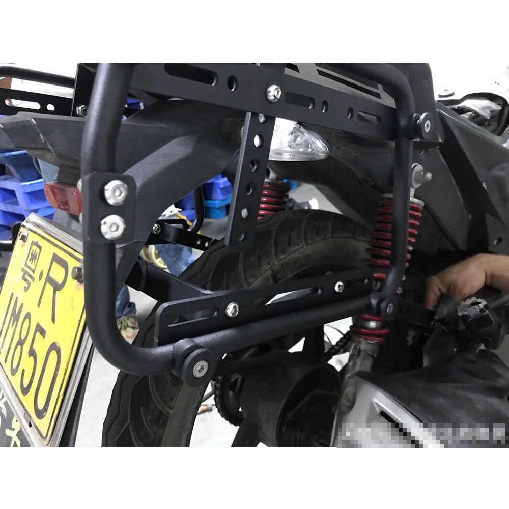 SLKE 38L Aluminium Side Boxes with Mount Bracket 11