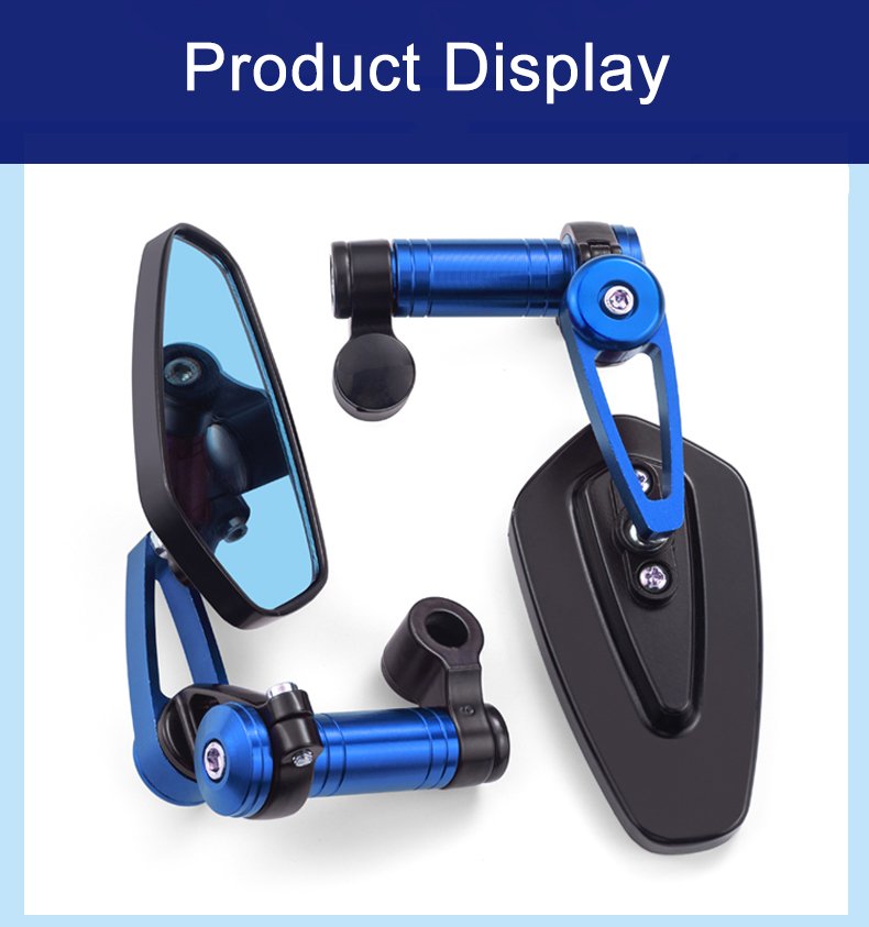 SLKE Aluminium 7/8" Handlebar Rearview Mirrors 4