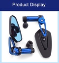 SLKE Aluminium 7/8" Handlebar Rearview Mirrors 4