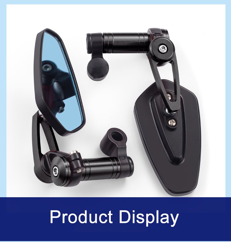 SLKE Aluminium 7/8" Handlebar Rearview Mirrors 8