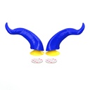 SLKE Calf Horn Helmet Decoration (Suction Cup) 3