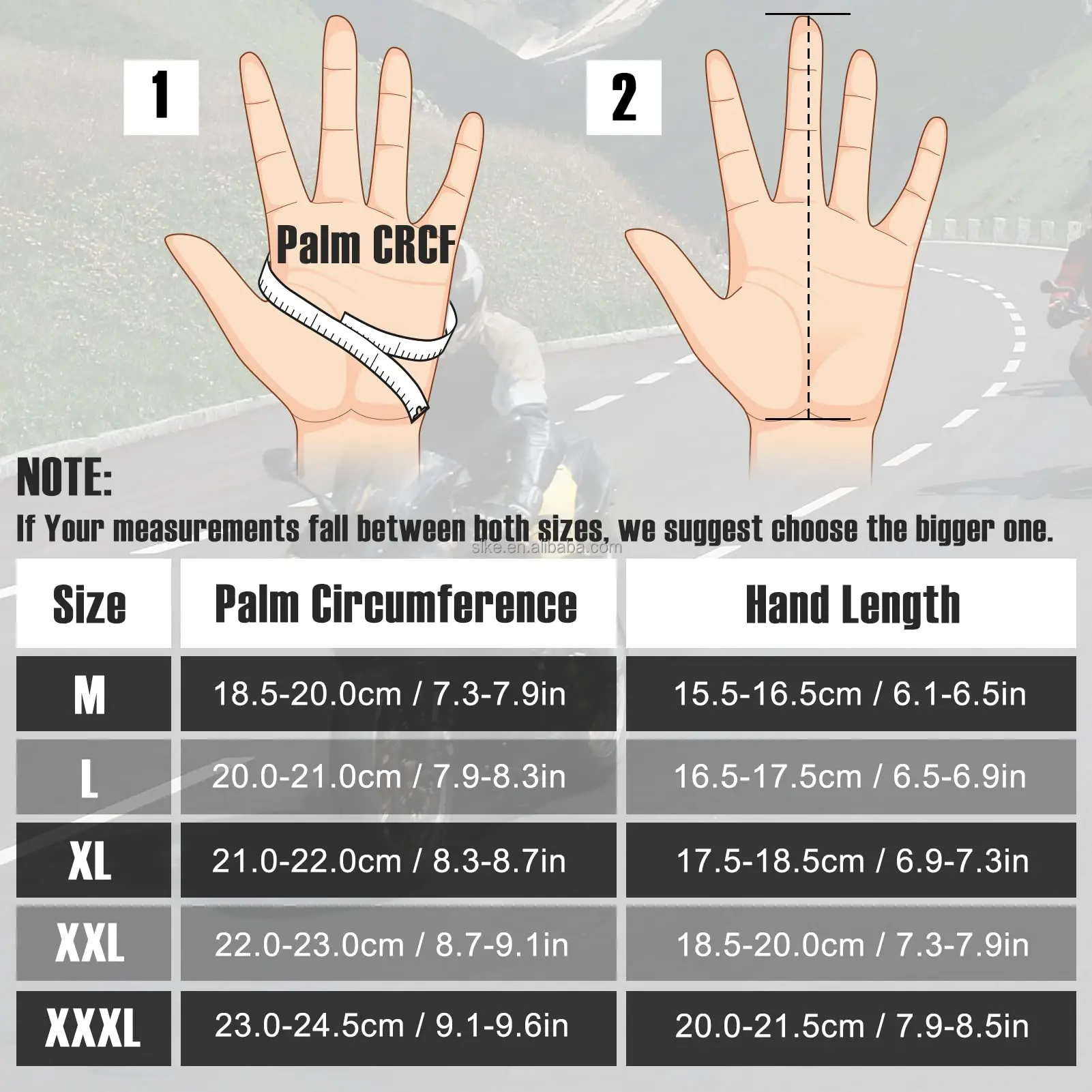 SLKE Touch-Screen Hard Knuckle Motorcycle Gloves